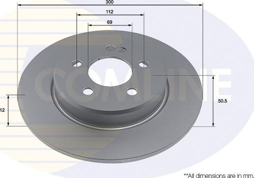 Comline ADC4052 - Kočioni disk www.molydon.hr