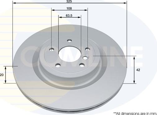 Comline ADC4065V - Kočioni disk www.molydon.hr