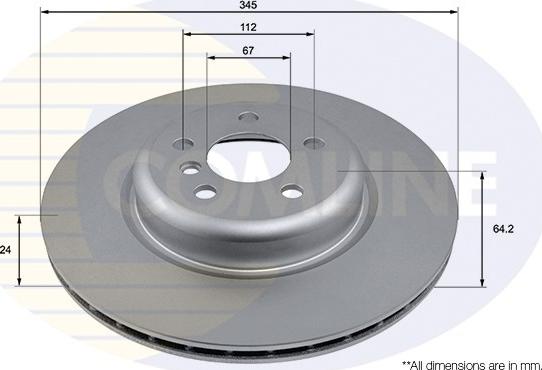 Comline ADC4063V - Kočioni disk www.molydon.hr