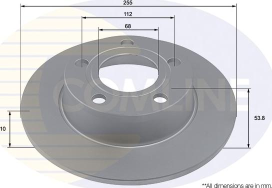 Comline ADC4019 - Kočioni disk www.molydon.hr