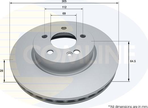 Comline ADC4014V - Kočioni disk www.molydon.hr