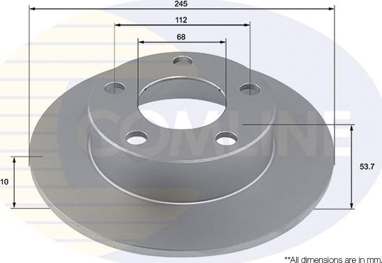 Comline ADC4015 - Kočioni disk www.molydon.hr