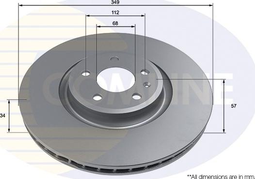 Comline ADC4010V - Kočioni disk www.molydon.hr