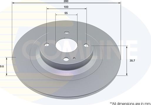 Comline ADC4011 - Kočioni disk www.molydon.hr