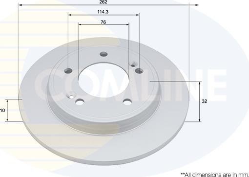 Comline ADC4038 - Kočioni disk www.molydon.hr