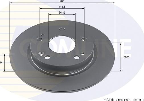 Comline ADC4029 - Kočioni disk www.molydon.hr