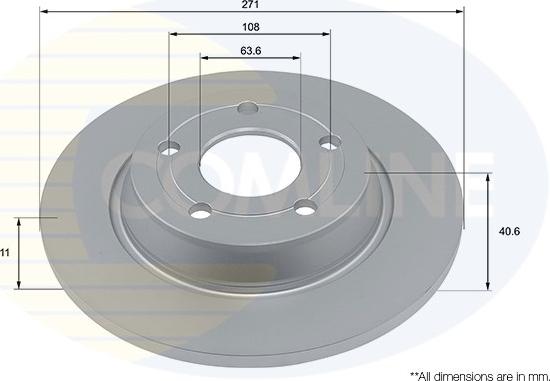 Comline ADC4074 - Kočioni disk www.molydon.hr