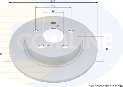 Comline ADC5093 - Kočioni disk www.molydon.hr