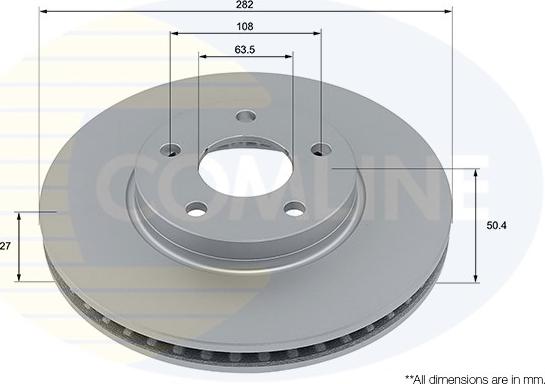 Comline ADC5041V - Kočioni disk www.molydon.hr