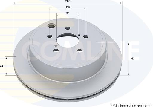 Comline ADC5009V - Kočioni disk www.molydon.hr