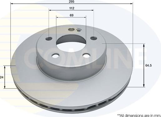 Comline ADC5002V - Kočioni disk www.molydon.hr