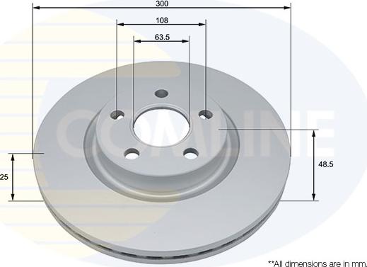 Comline ADC5082V - Kočioni disk www.molydon.hr