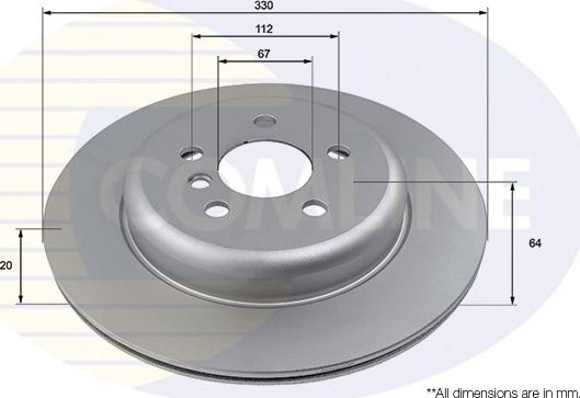 Comline ADC5034VR - Kočioni disk www.molydon.hr