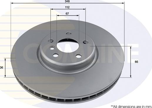 Comline ADC5030VR - Kočioni disk www.molydon.hr