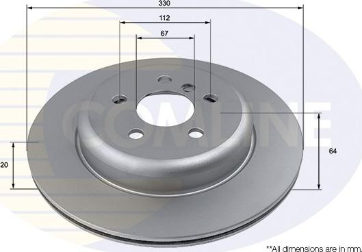 Comline ADC5033VL - Kočioni disk www.molydon.hr