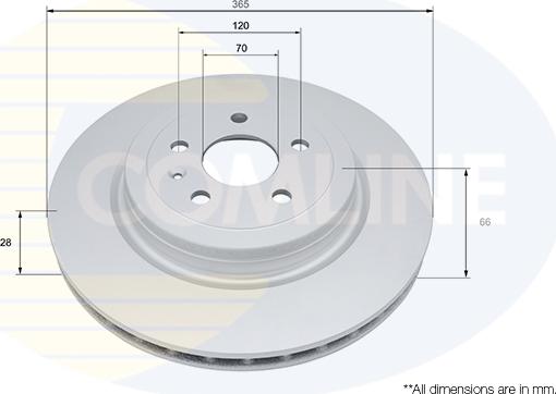 Comline ADC5112V - Kočioni disk www.molydon.hr