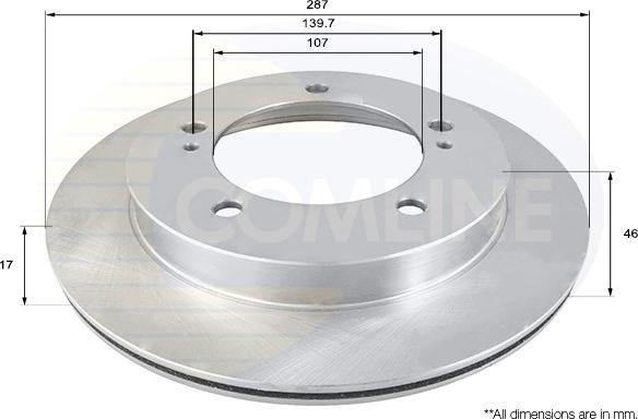 Comline ADC0907V - Kočioni disk www.molydon.hr