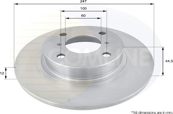 Comline ADC0918 - Kočioni disk www.molydon.hr