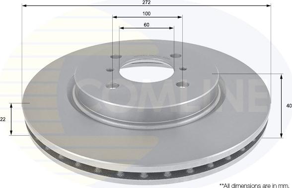 Comline ADC0935V - Kočioni disk www.molydon.hr