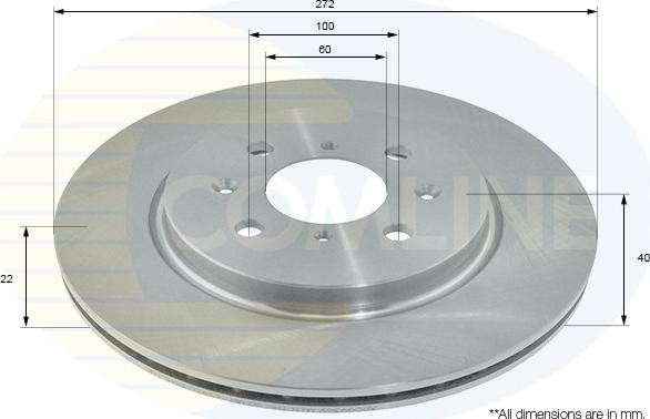 Comline ADC0936V - Kočioni disk www.molydon.hr