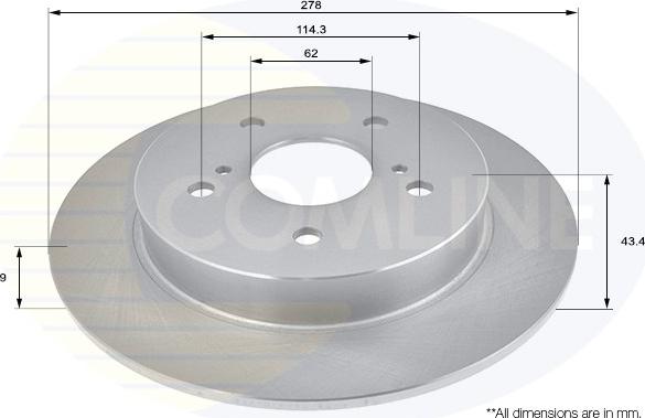 Comline ADC0929 - Kočioni disk www.molydon.hr