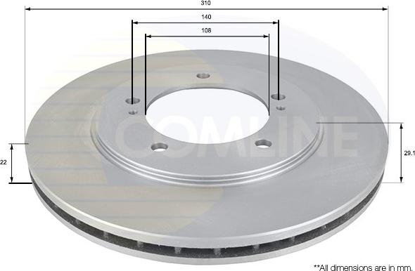 Comline ADC0921V - Kočioni disk www.molydon.hr