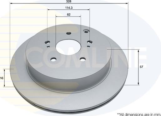 Comline ADC0928V - Kočioni disk www.molydon.hr