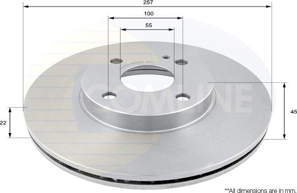 Comline ADC0413V - Kočioni disk www.molydon.hr