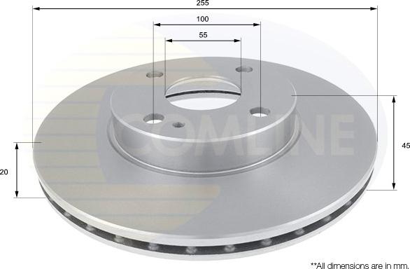 Comline ADC0432V - Kočioni disk www.molydon.hr