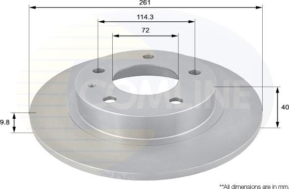 Comline ADC0421 - Kočioni disk www.molydon.hr