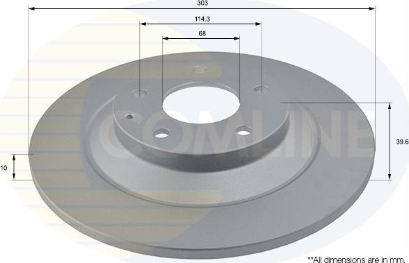 Comline ADC0475 - Kočioni disk www.molydon.hr