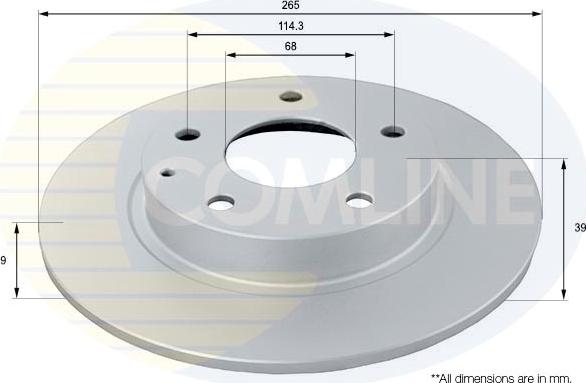 Comline ADC0477 - Kočioni disk www.molydon.hr