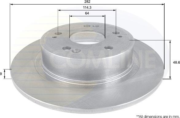 Comline ADC0559 - Kočioni disk www.molydon.hr