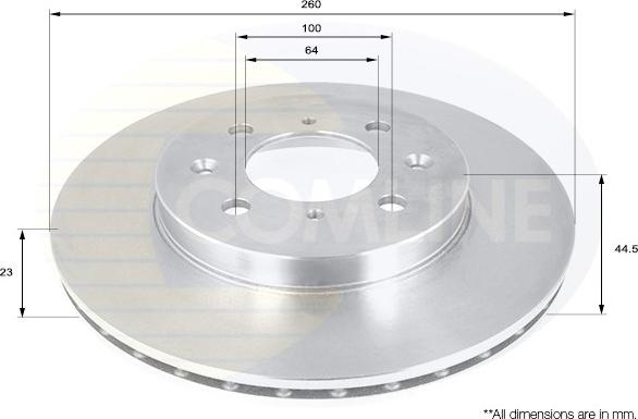 Comline ADC0554V - Kočioni disk www.molydon.hr