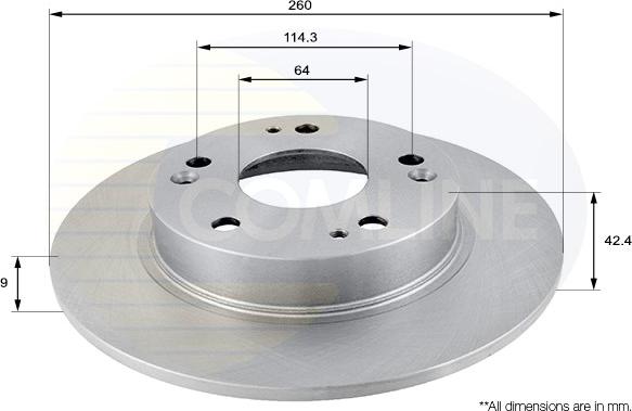 Comline ADC0555 - Kočioni disk www.molydon.hr