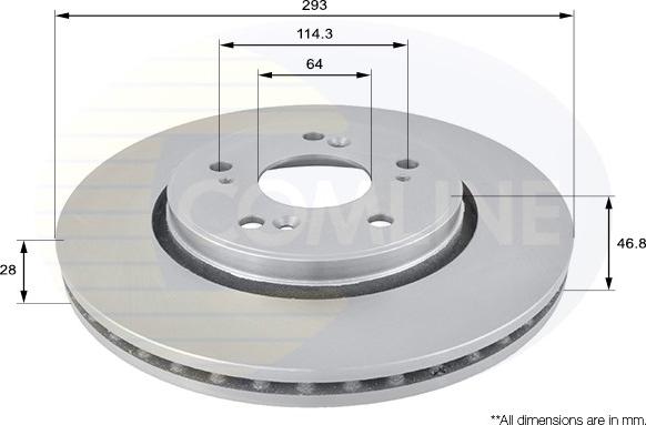 Comline ADC0560V - Kočioni disk www.molydon.hr