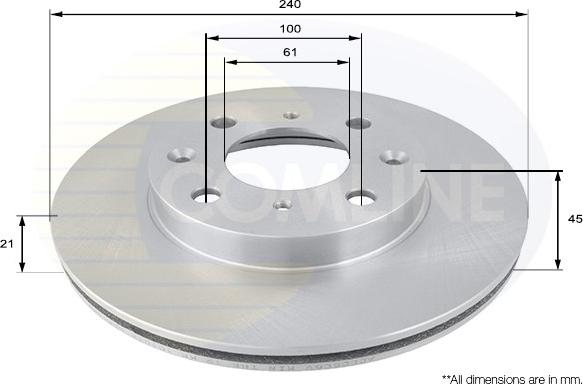 Comline ADC0505V - Kočioni disk www.molydon.hr