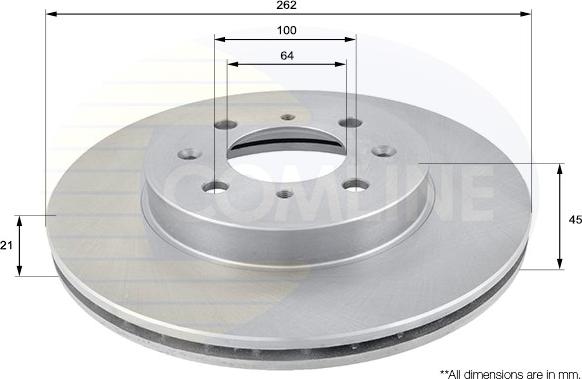 Comline ADC0506V - Kočioni disk www.molydon.hr