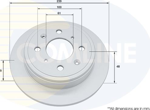 Comline ADC0510 - Kočioni disk www.molydon.hr