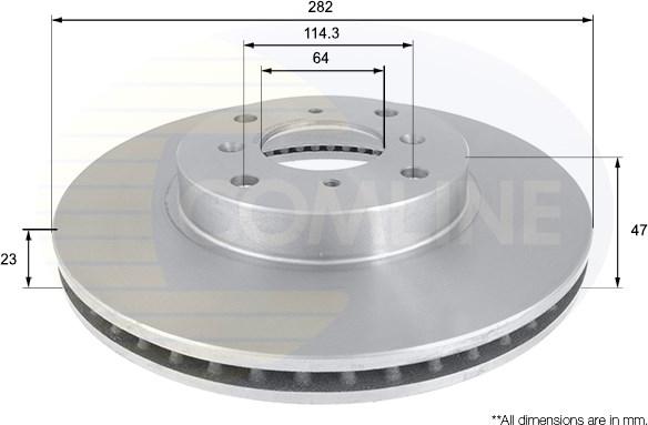 Comline ADC0535V - Kočioni disk www.molydon.hr