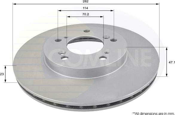 Comline ADC0531V - Kočioni disk www.molydon.hr