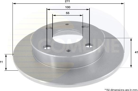 Comline ADC0615 - Kočioni disk www.molydon.hr