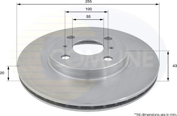 Comline ADC0194V - Kočioni disk www.molydon.hr