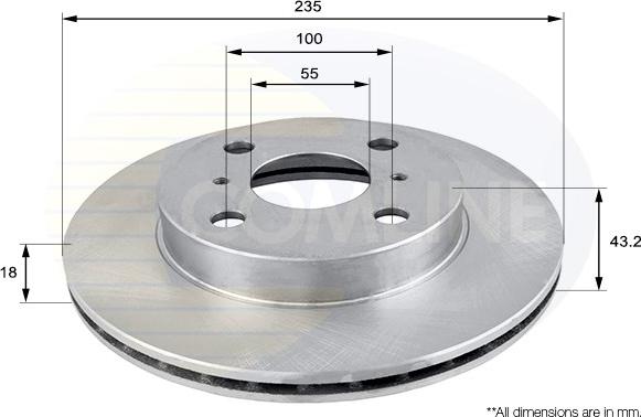 Comline ADC0193V - Kočioni disk www.molydon.hr