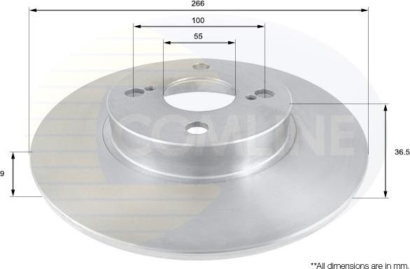 Comline ADC0155 - Kočioni disk www.molydon.hr