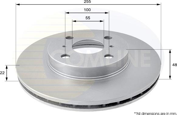 Comline ADC0151V - Kočioni disk www.molydon.hr