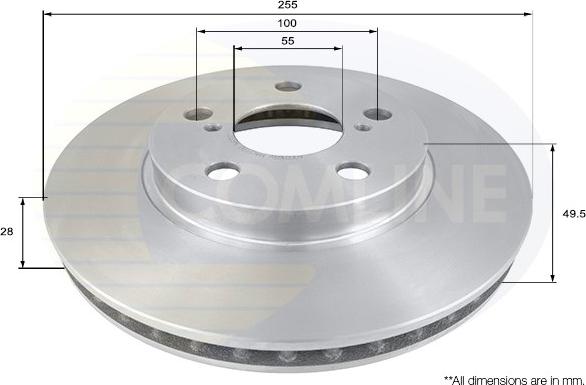 Comline ADC0169V - Kočioni disk www.molydon.hr