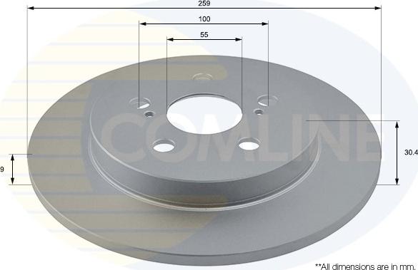 Comline ADC01149 - Kočioni disk www.molydon.hr