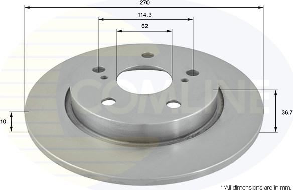 Comline ADC01146 - Kočioni disk www.molydon.hr