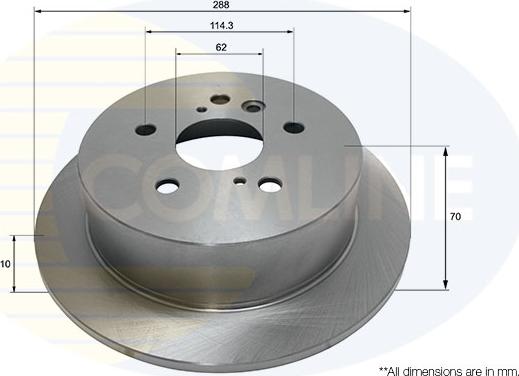 Comline ADC01159 - Kočioni disk www.molydon.hr